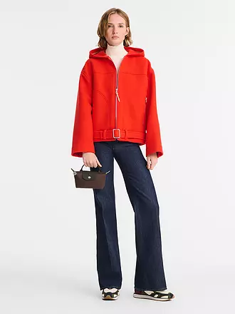 LONGCHAMP | Le Pliage Green Pochette mit Henkel, Moka | 